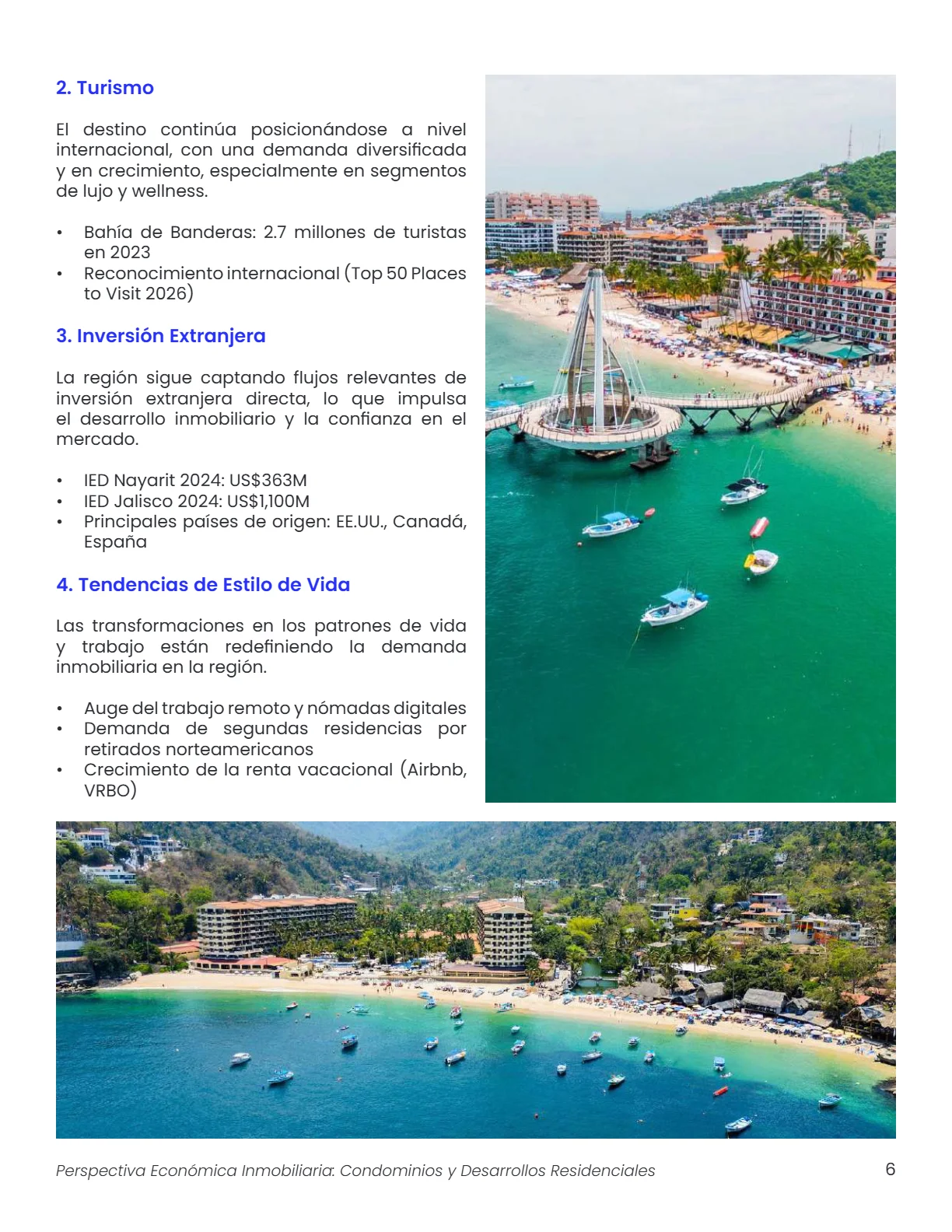 Boletín — Perspectiva Económica Inmobiliaria: Condominios y Desarrollos Residenciales — página 6