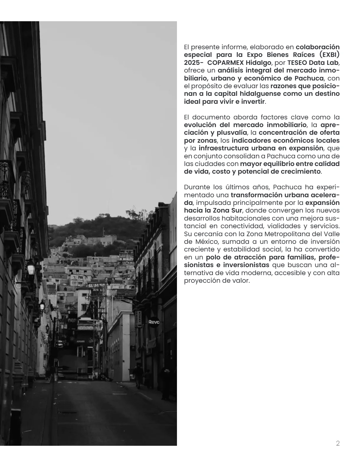 Reporte del Mercado Inmobiliario de Pachuca 2025 — página 2