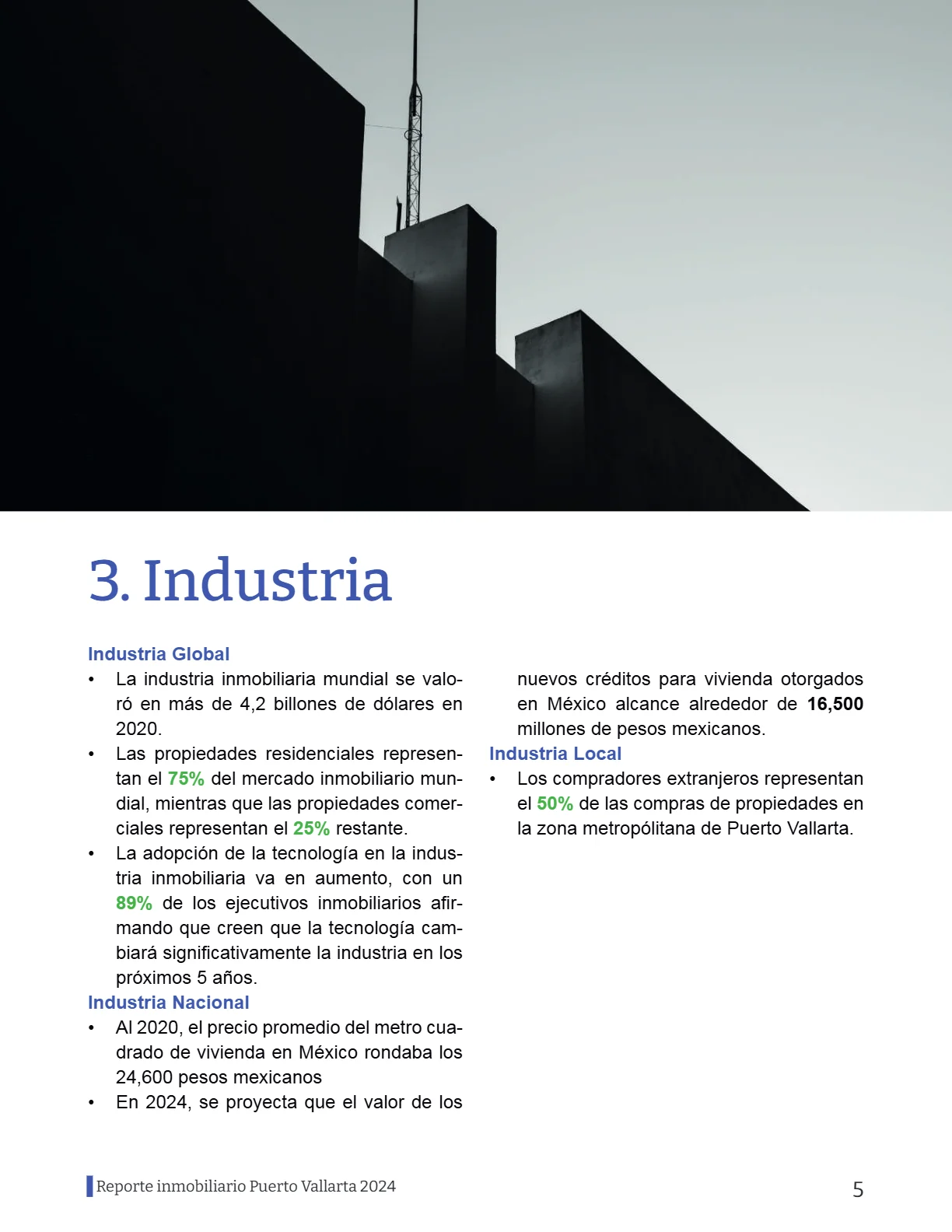 Reporte Inmobiliario de Puerto Vallarta — Septiembre 2024 — página 5