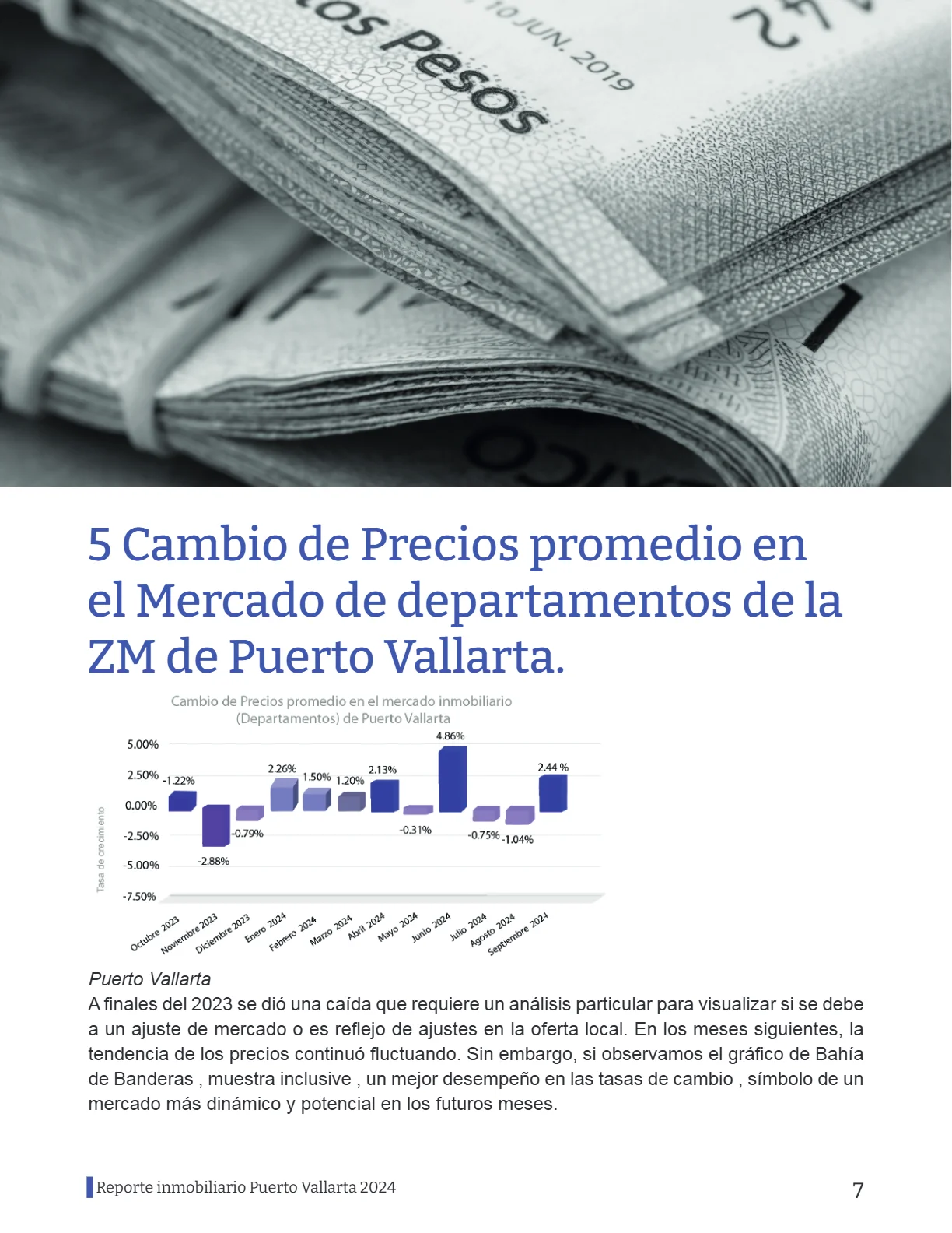 Reporte Inmobiliario de Puerto Vallarta — Septiembre 2024 — página 7