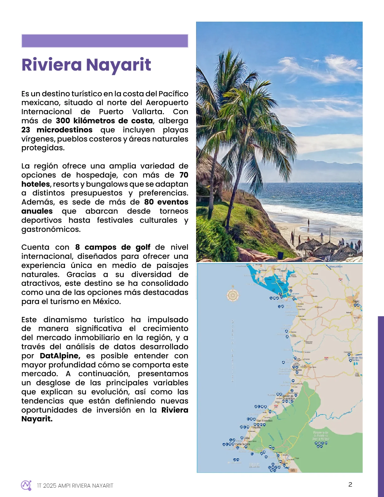 Perspectivas del Mercado Inmobiliario: Riviera Nayarit (1T 2025) — página 3