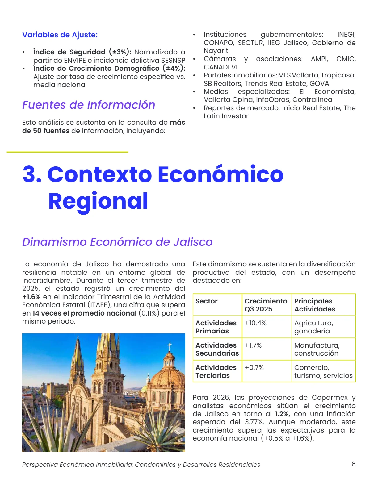 Perspectiva Económica Inmobiliaria: Condominios y Desarrollos Residenciales — página 6